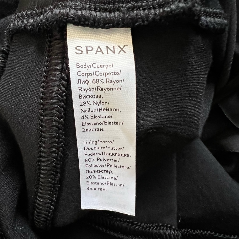 SPANX THE PERFECT BLACK PANT, ANKLE 4 POCKET PONTE KNIT PANT SIZE XS - Picture 12 of 13